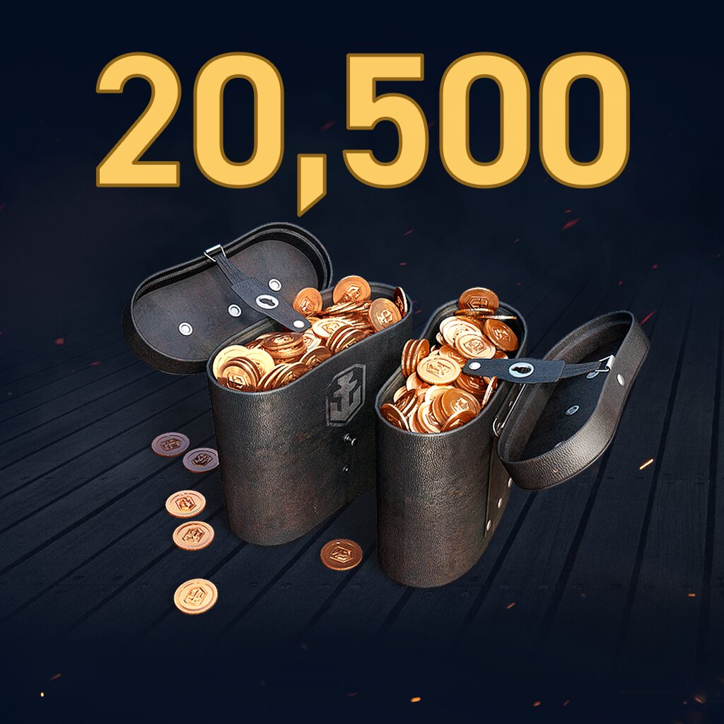 World of Warships: Legends - 20,500 Doubloons PS4