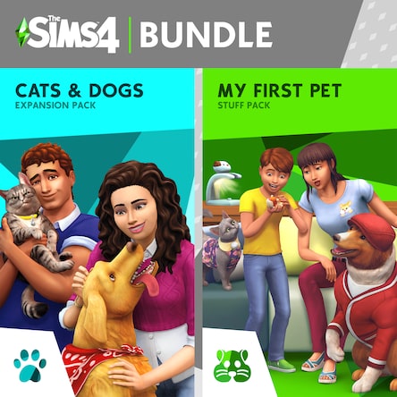 Belachelijk Oorlogszuchtig Misbruik The Sims™ 4 Cats and Dogs Plus My First Pet Stuff Bundle