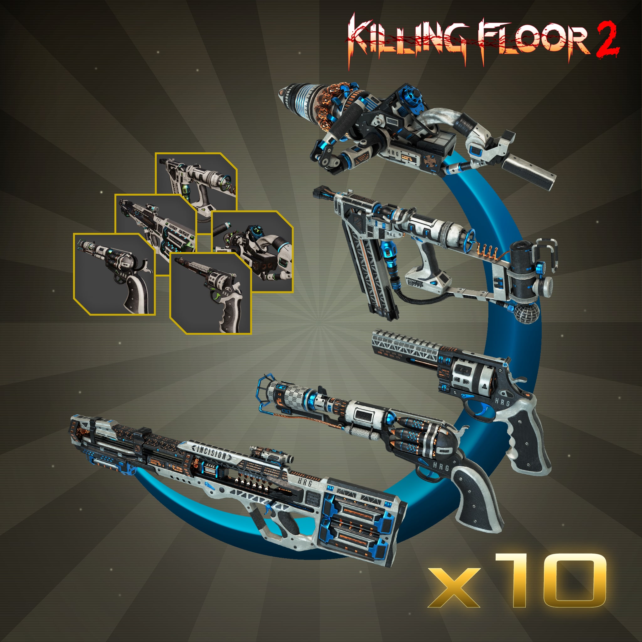 Killing Floor 2  - Geister-HRG-Waffen-Skin-Paket