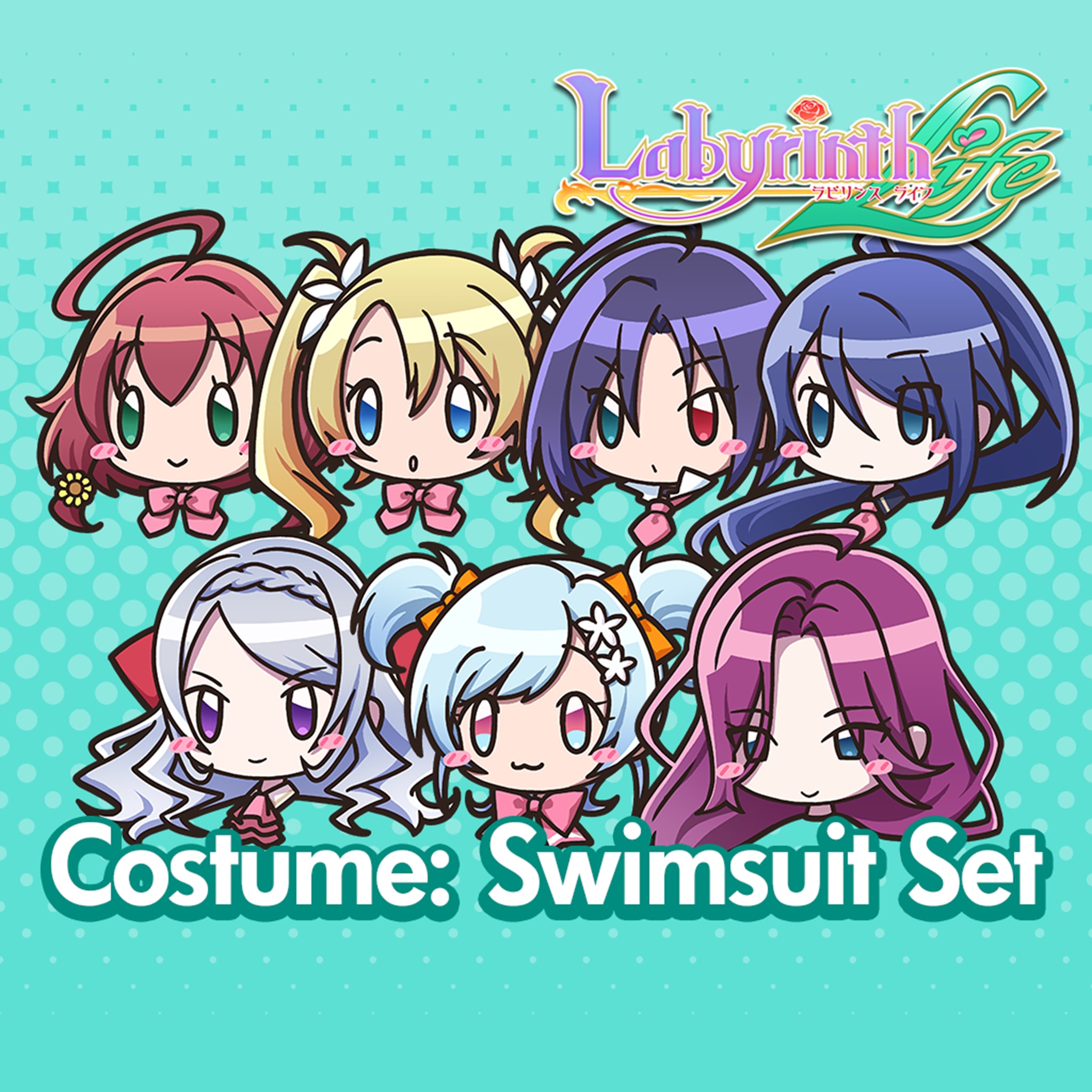 Labyrinth Life: Maiden Costume 'Swimsuit' Set of 7