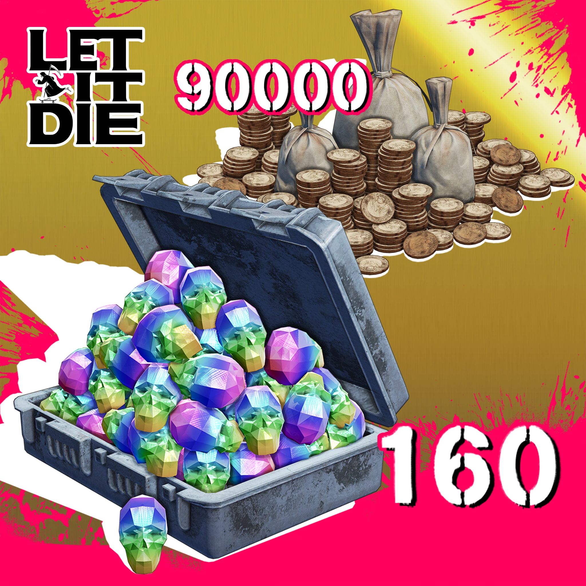 160 Death Metals + 90,000 Kill Coins - LET IT DIE