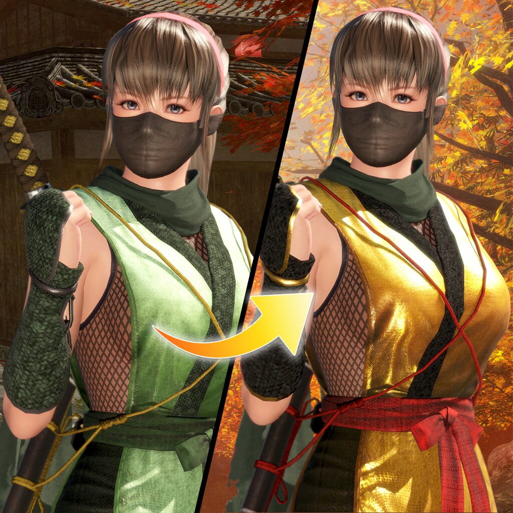DOA6 Morphing Ninja Costume - Hitomi (English/Chinese/Korean/Japanese Ver.)