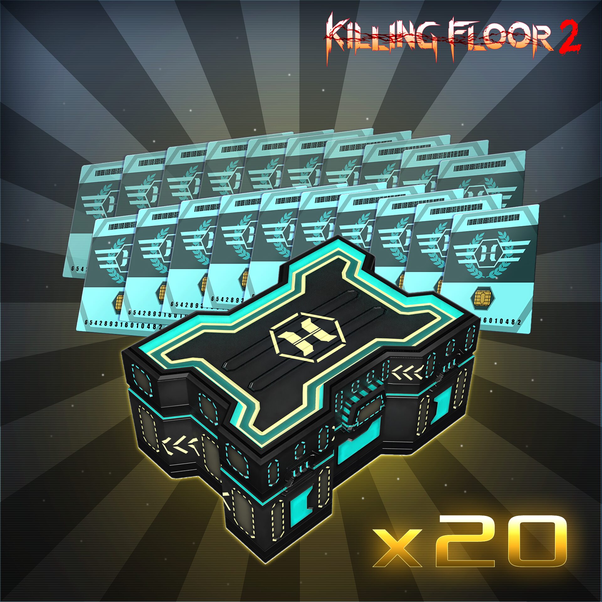 Killing Floor 2 - Horzine Supply Weapon Crate - Series 17 Gold Bundle Pack