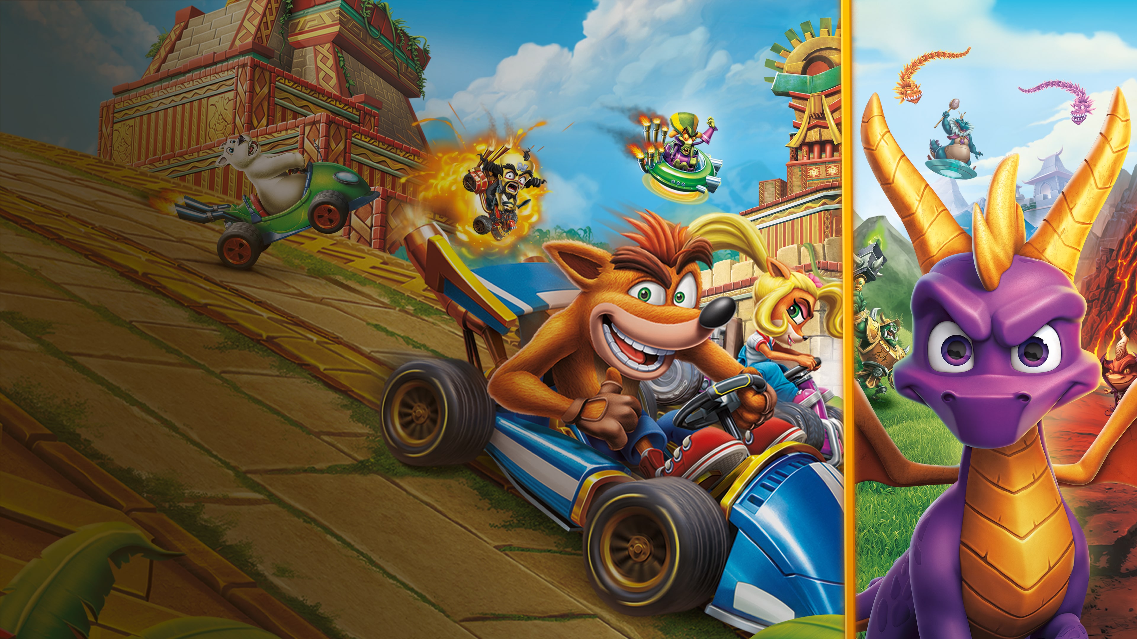 Crash Team Racing + Crash Bandicoot N. Sane Trilogy Ps4