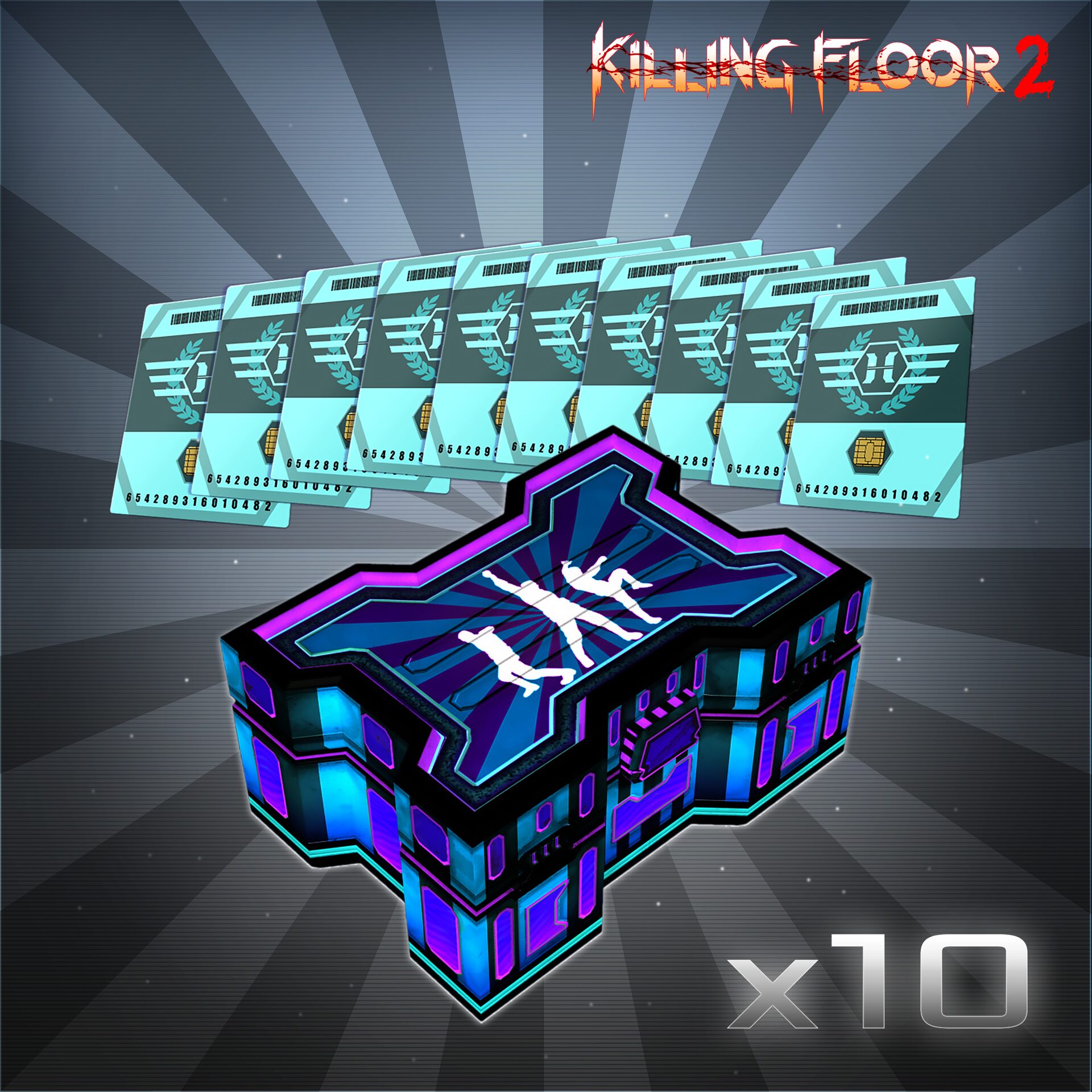 Killing Floor 2 - Horzine Supply Emote Crate - Series 3 Silver Bundle Pack