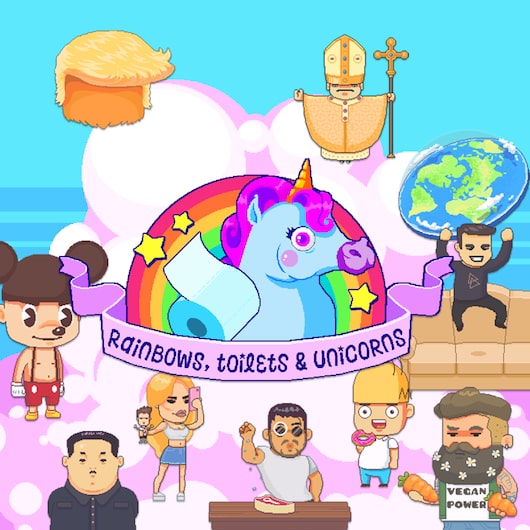 Rainbows, toilets & unicorns for playstation