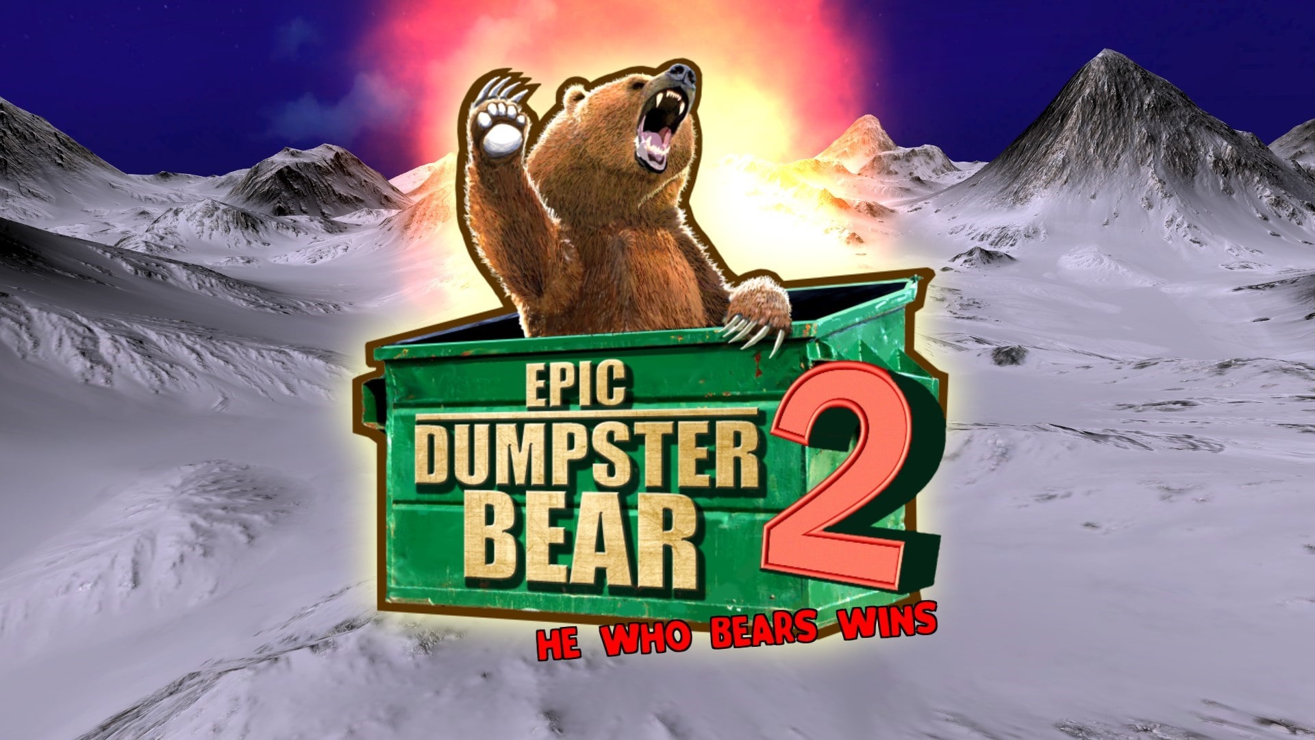#1. Epic Dumpster Bear 2: He Who Bears Wins (PlayStation) Podle: Log Games Ltd