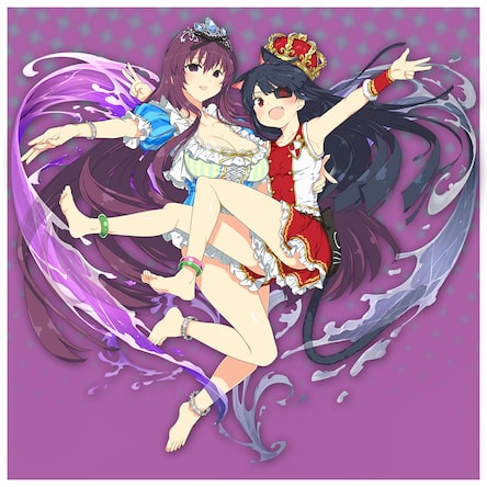 Playable Characters: Murasaki and Mirai from SENRAN KAGURA