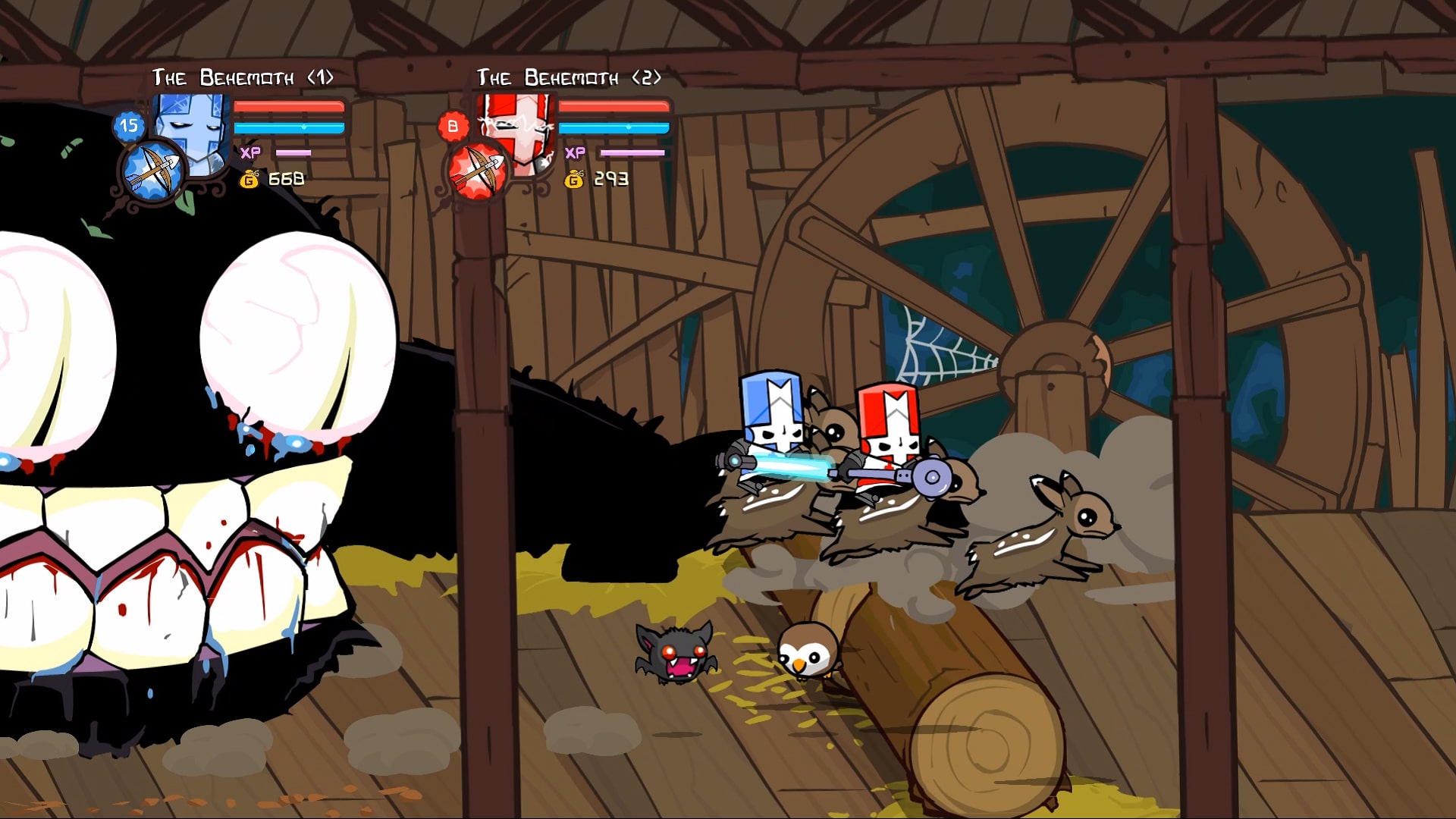 steam castle crashers 2 player with ps4