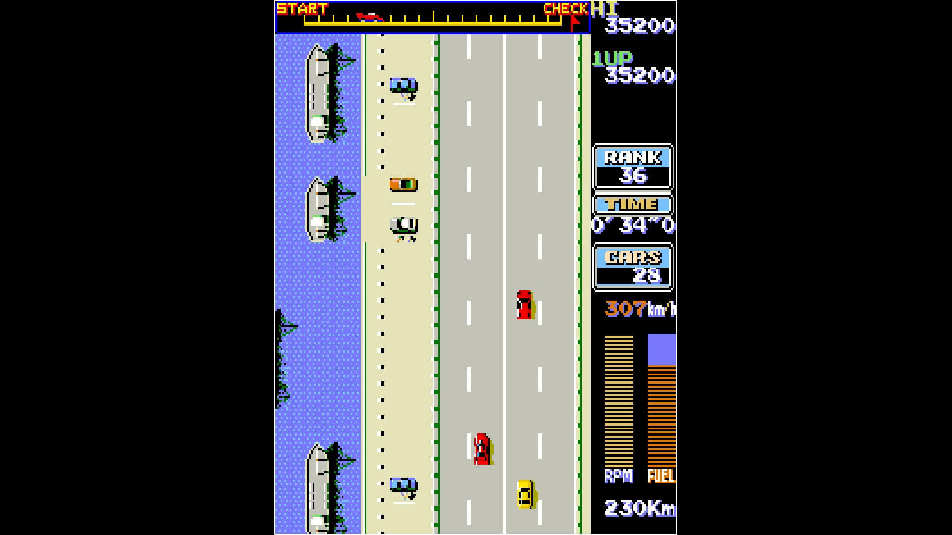 #5. Arcade Archives ROAD FIGHTER (PlayStation) بواسطة: HAMSTER Corporation