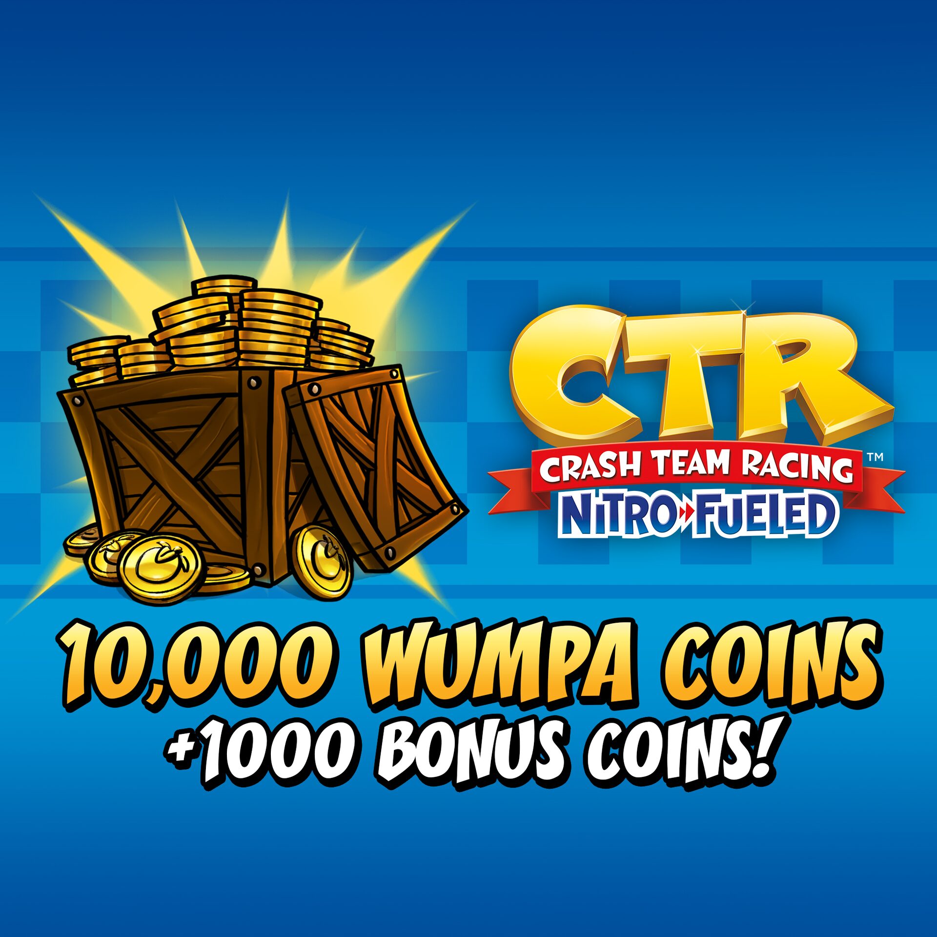Crash™ Team Racing Nitro-Fueled - 10000 (+1000) Wumpa Coins