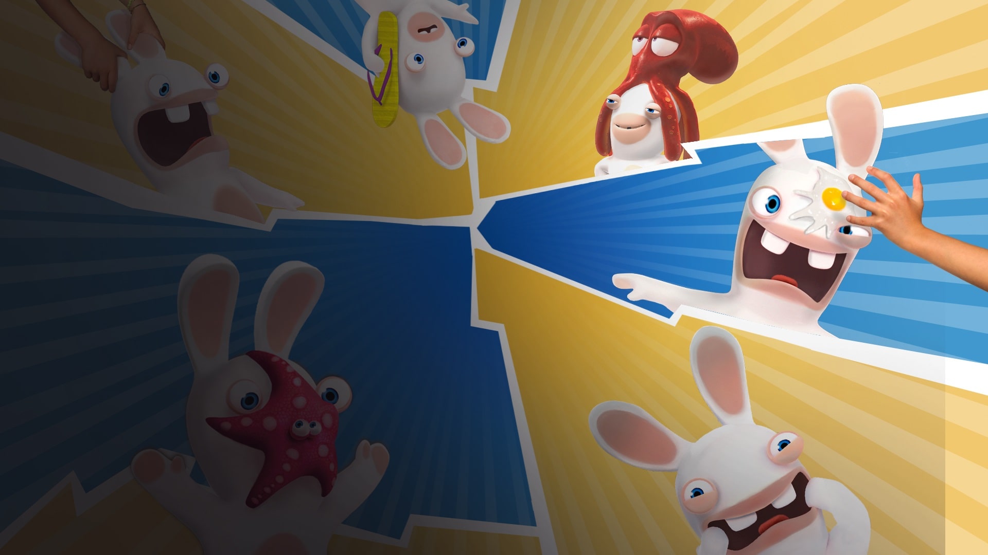 瘋狂兔子全面侵略 TV 互動遊戲 製品版 (英文)