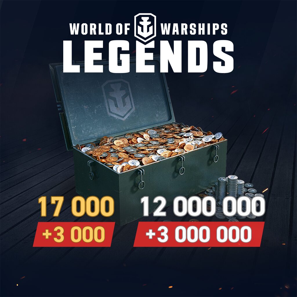 World of Warships: Legends - Warchest (English/Japanese Ver.)