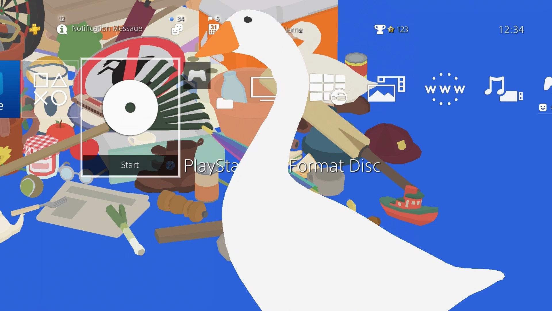 Untitled Goose Game Dynamic Theme on PS4 — price history, screenshots,  discounts • USA