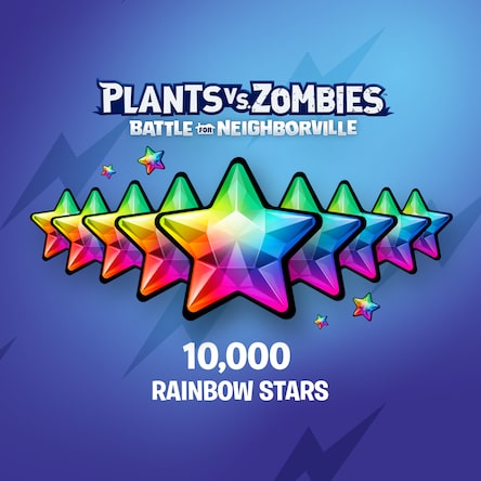 Plants Vs. Zombies: Battle For Neighborville – 7500 (+2500 Bonus) Rainbow  Stars on PS4 PS5 — price history, screenshots, discounts • USA