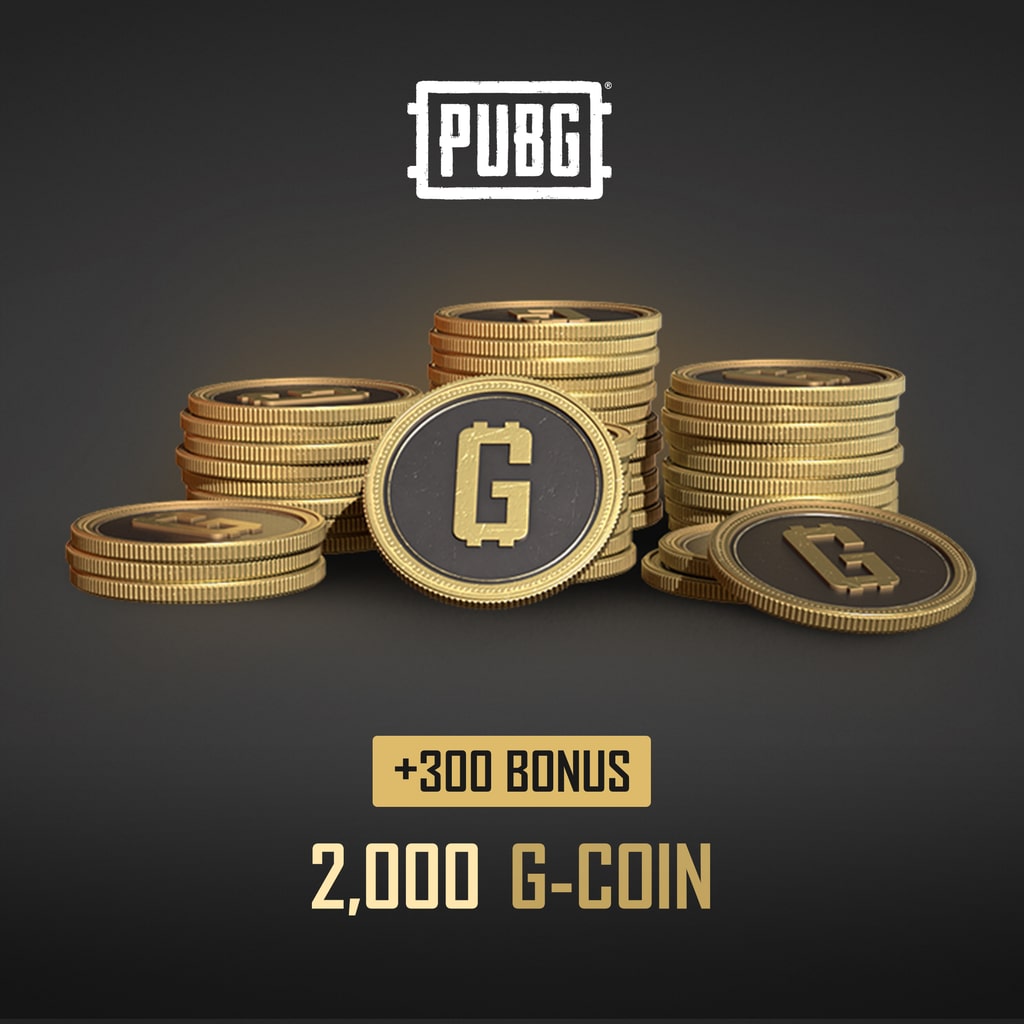 PUBG - 2,000 G-Coin (+300 Bonus)
