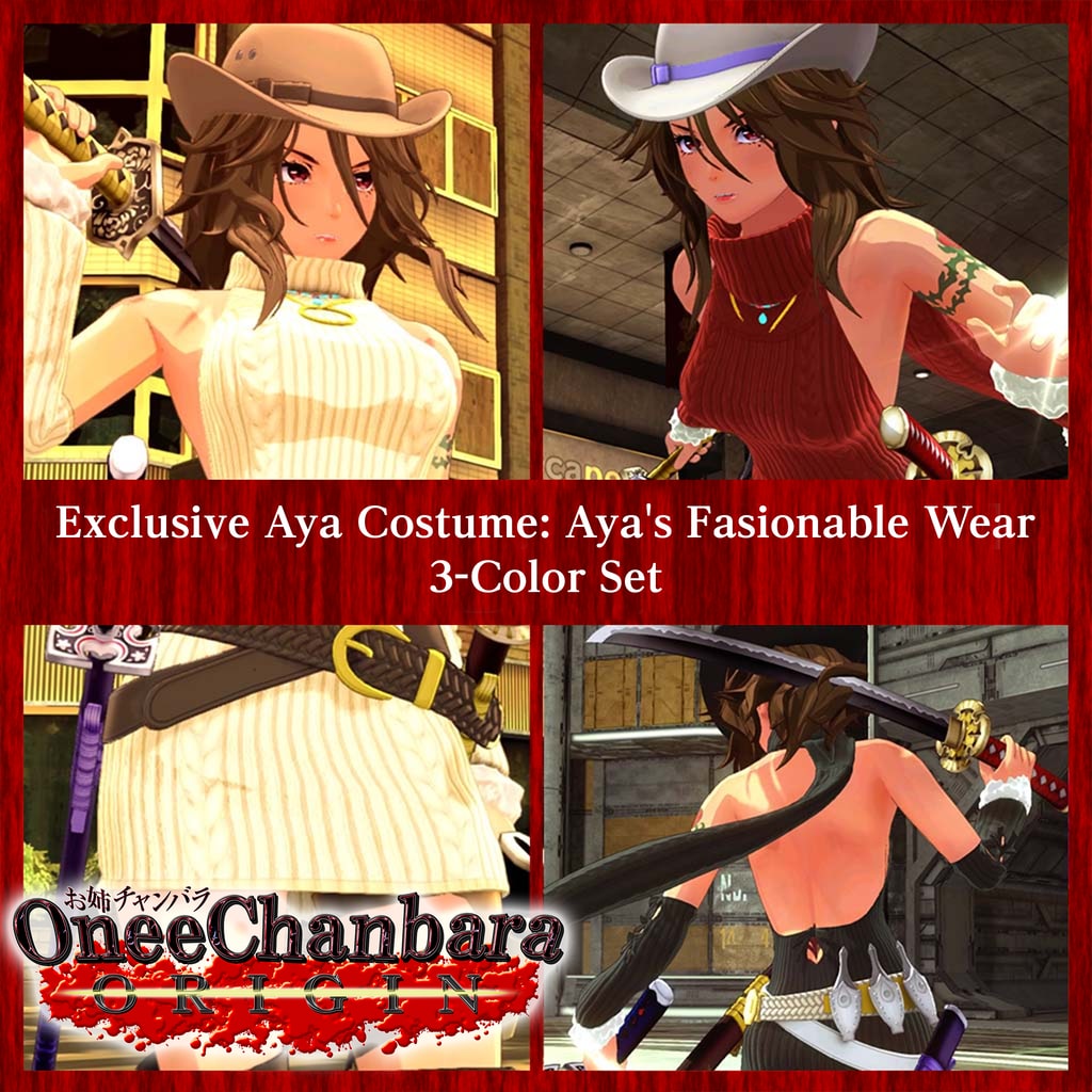 Exclusive Aya Costume: Aya's Fasionable Wear 3-Color Set