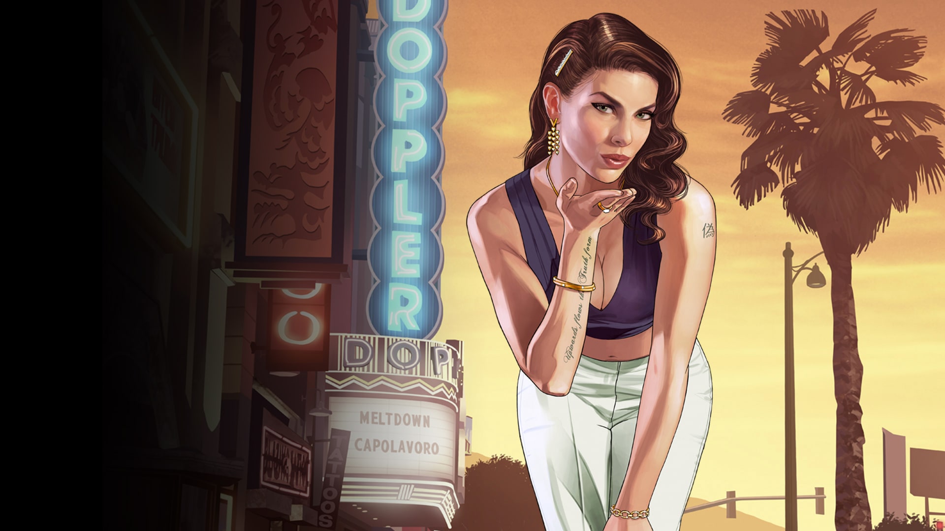 Download • Get in the driver's seat and play Grand Theft Auto 5 on your  iPhone Wallpaper