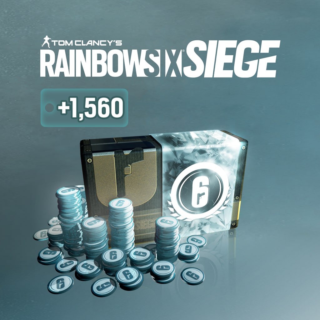 Rainbow Six Siege - 7560 (6000+1560) R6 Credits (English/Chinese/Korean Ver.)