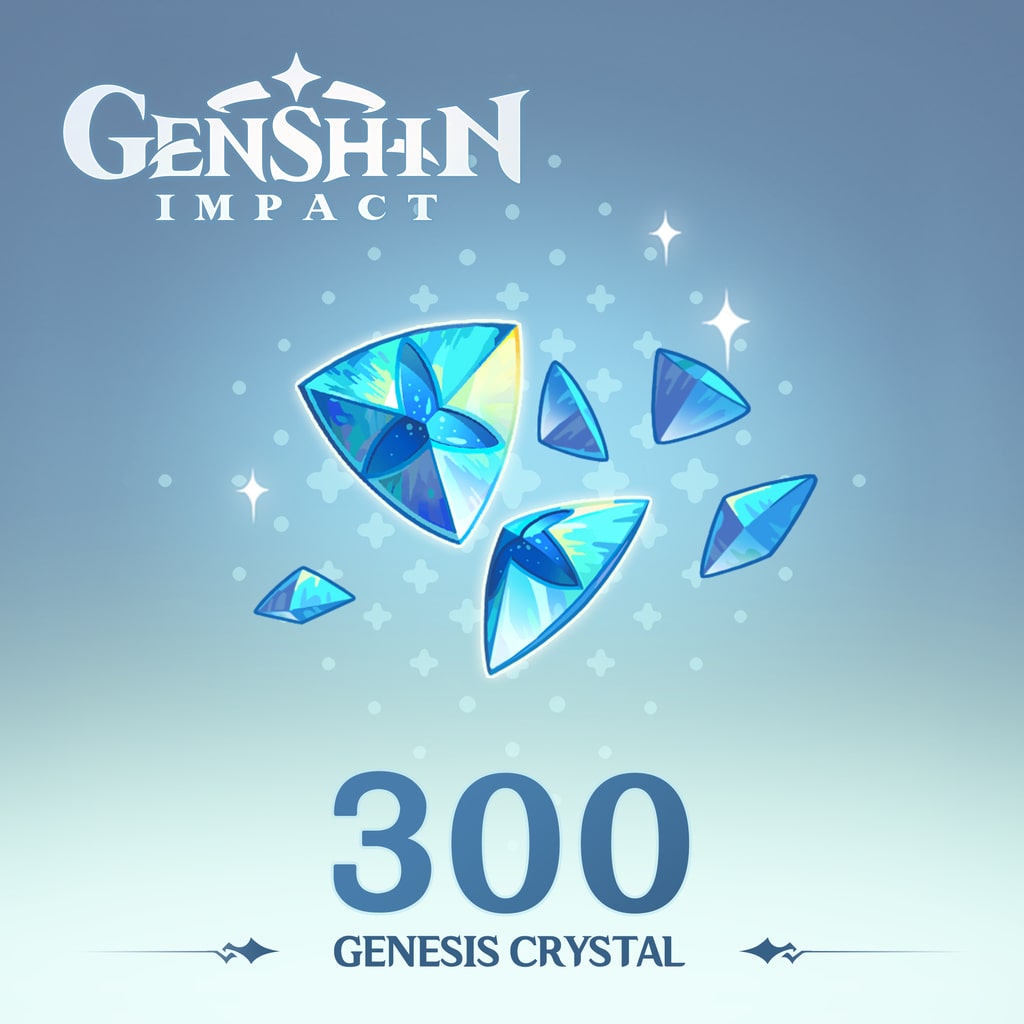 Genshin Impact - 300 Genesis Crystals