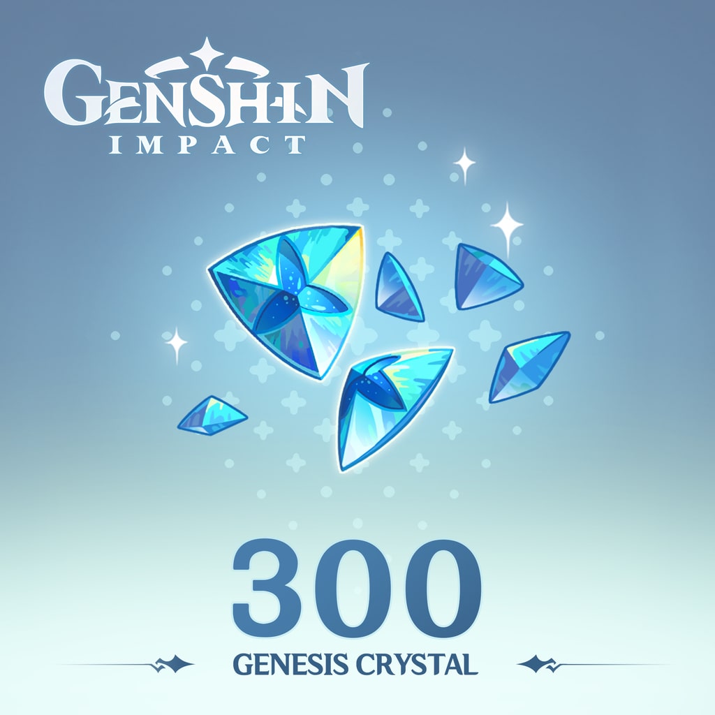 Genshin Impact - 300 Genesis Crystals (English/Chinese/Korean/Japanese Ver.)