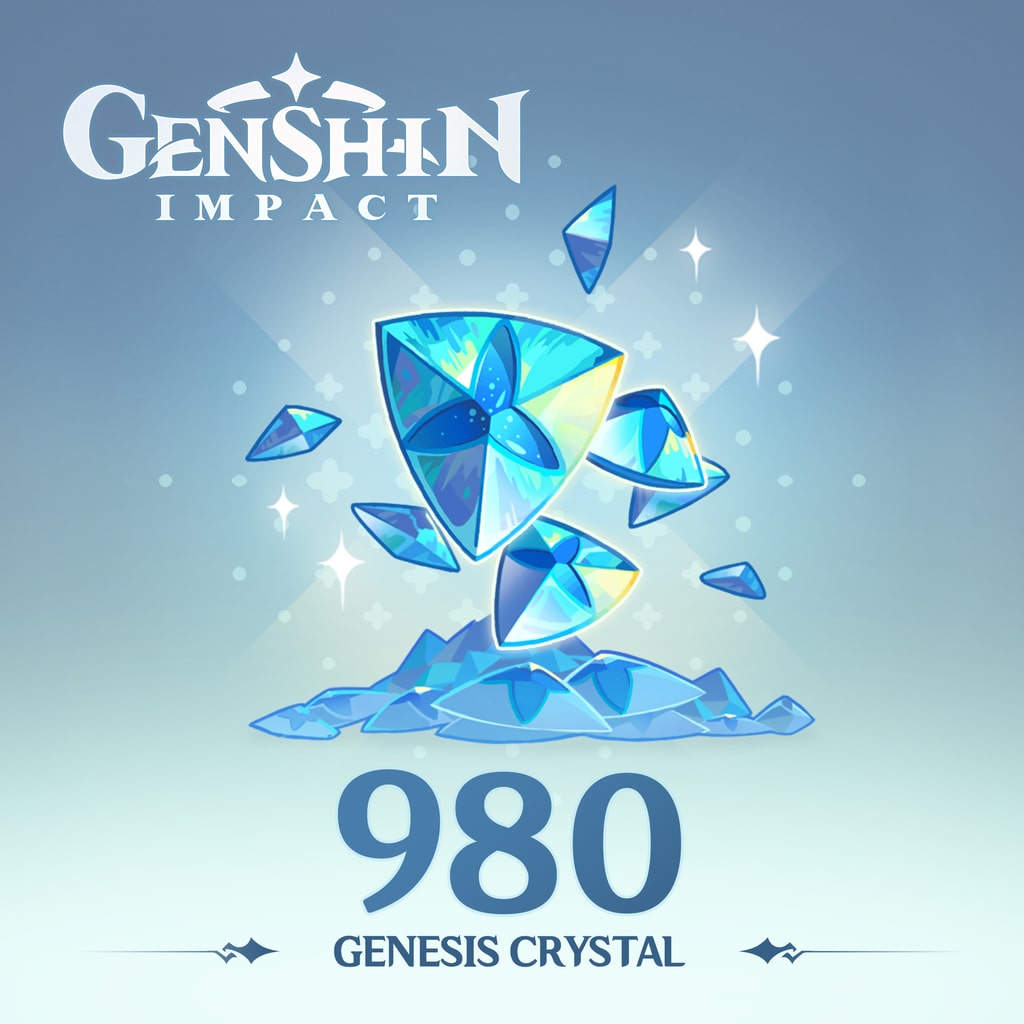 Genshin Impact - 980 Genesis Crystals (English/Chinese/Korean/Japanese Ver.)