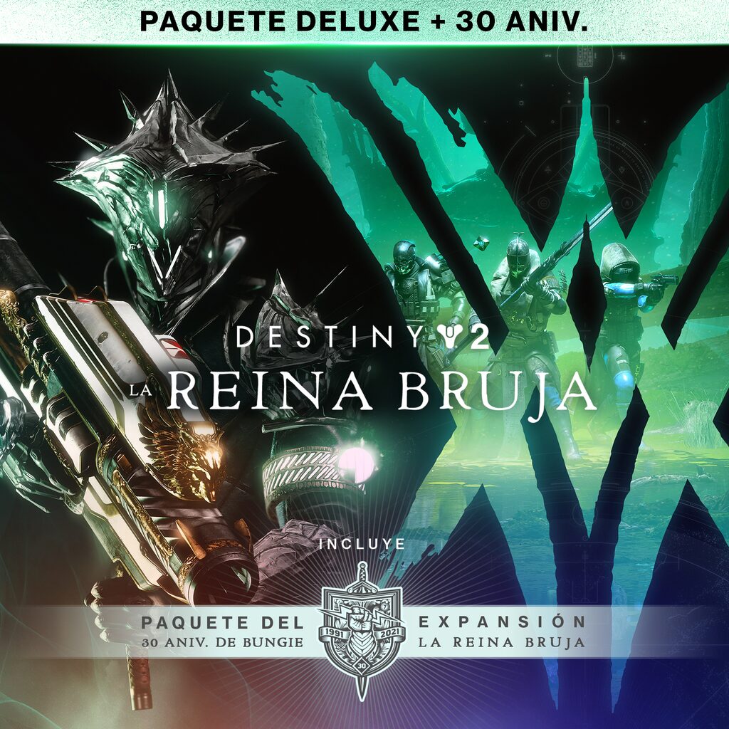 Destiny 2: La Reina Bruja Deluxe + Paquete del 30 aniv. de Bungie