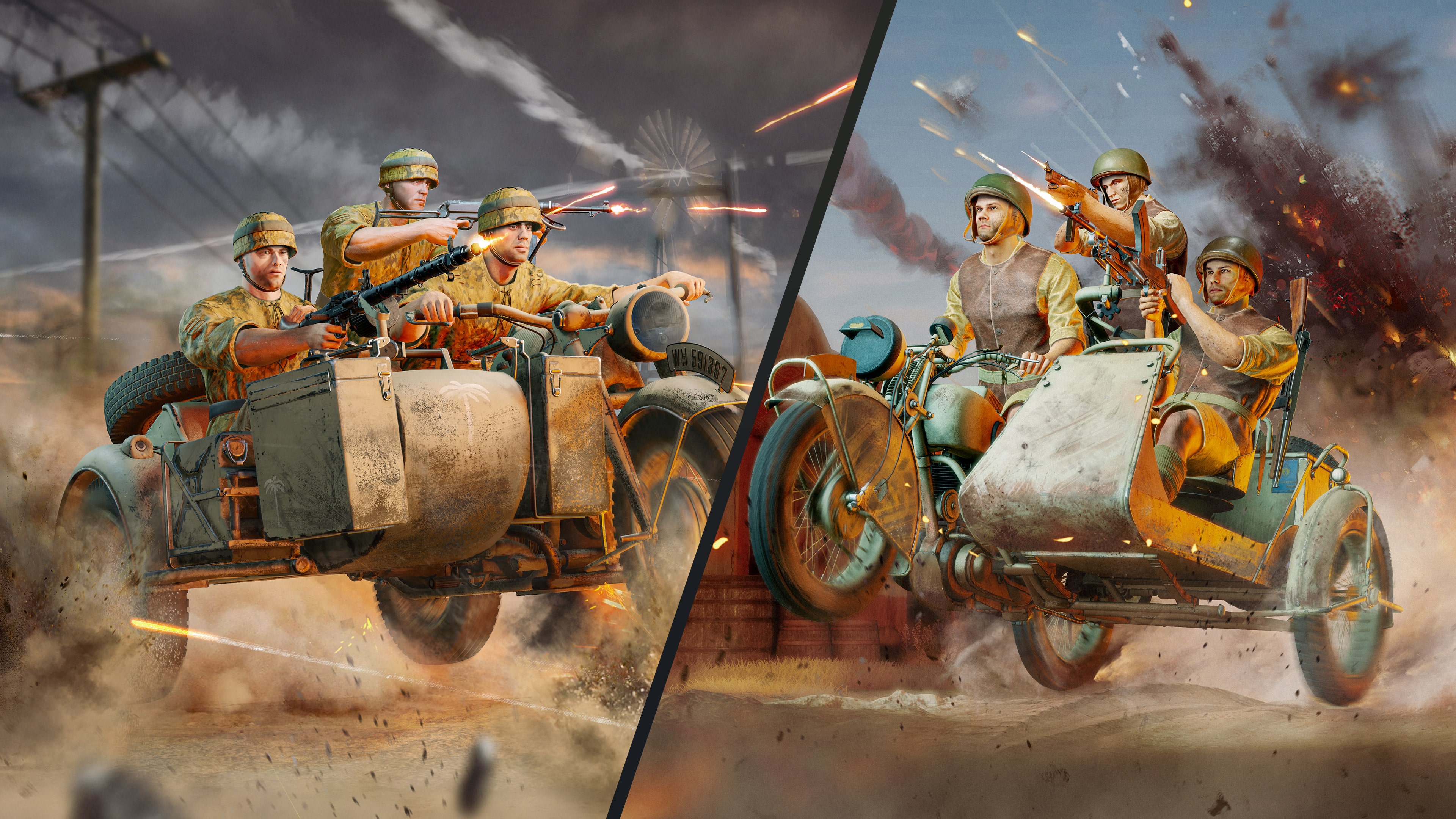 Enlisted - "Tunisia": Motorcyclists Bundle (日语, 英语)