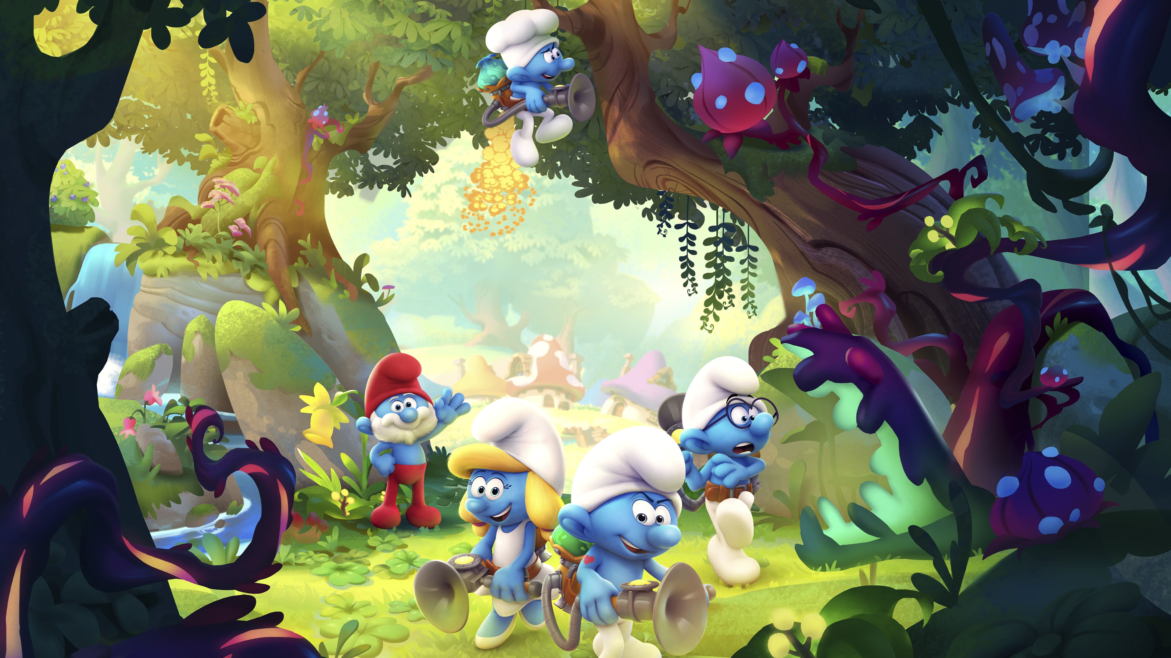 The Smurfs - Mission Vileaf (Simplified Chinese, English, Korean, Japanese, Traditional Chinese)