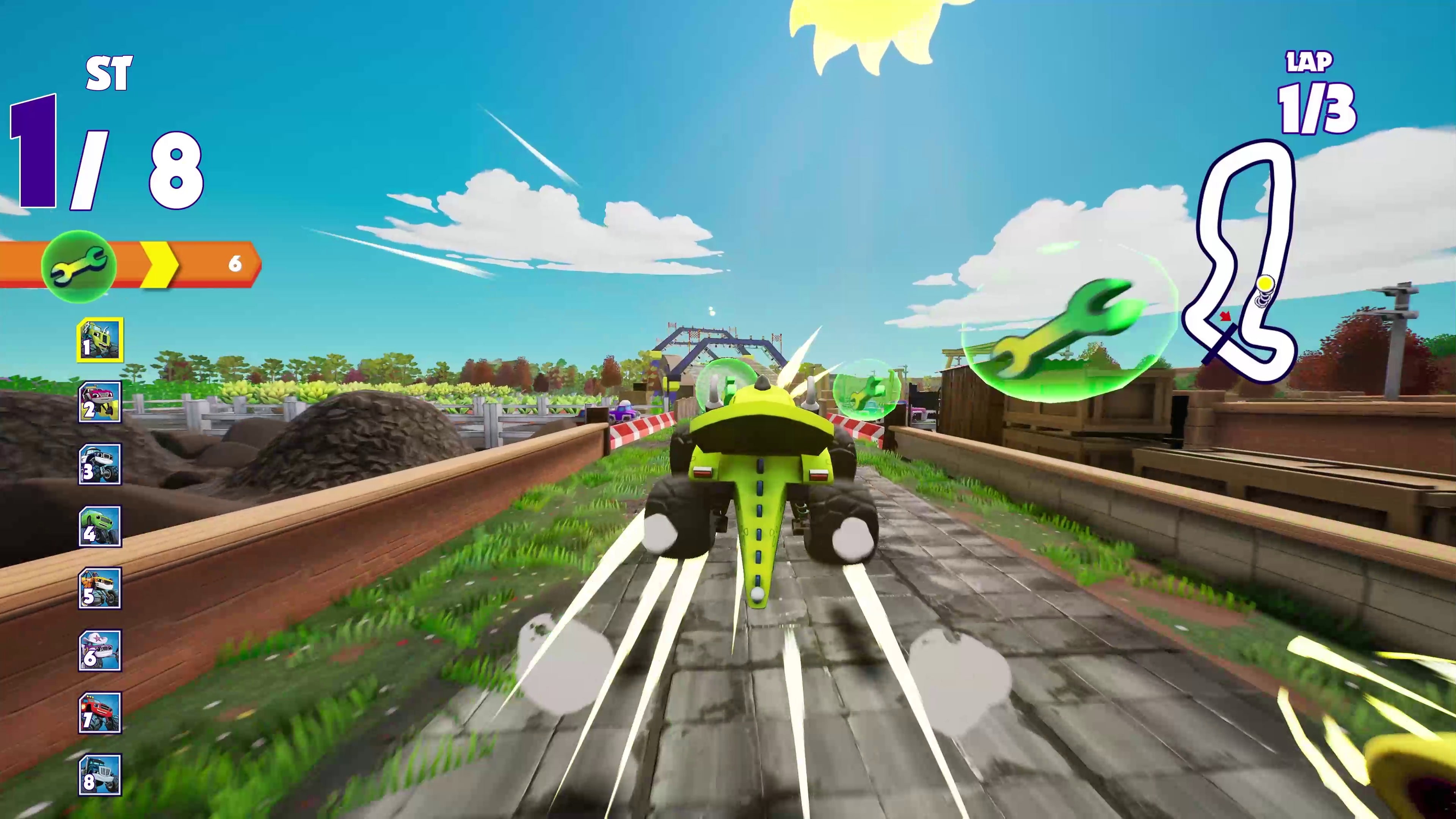 Jogo Blaze and the Monster Machines: Axle City Racers - PS4 no