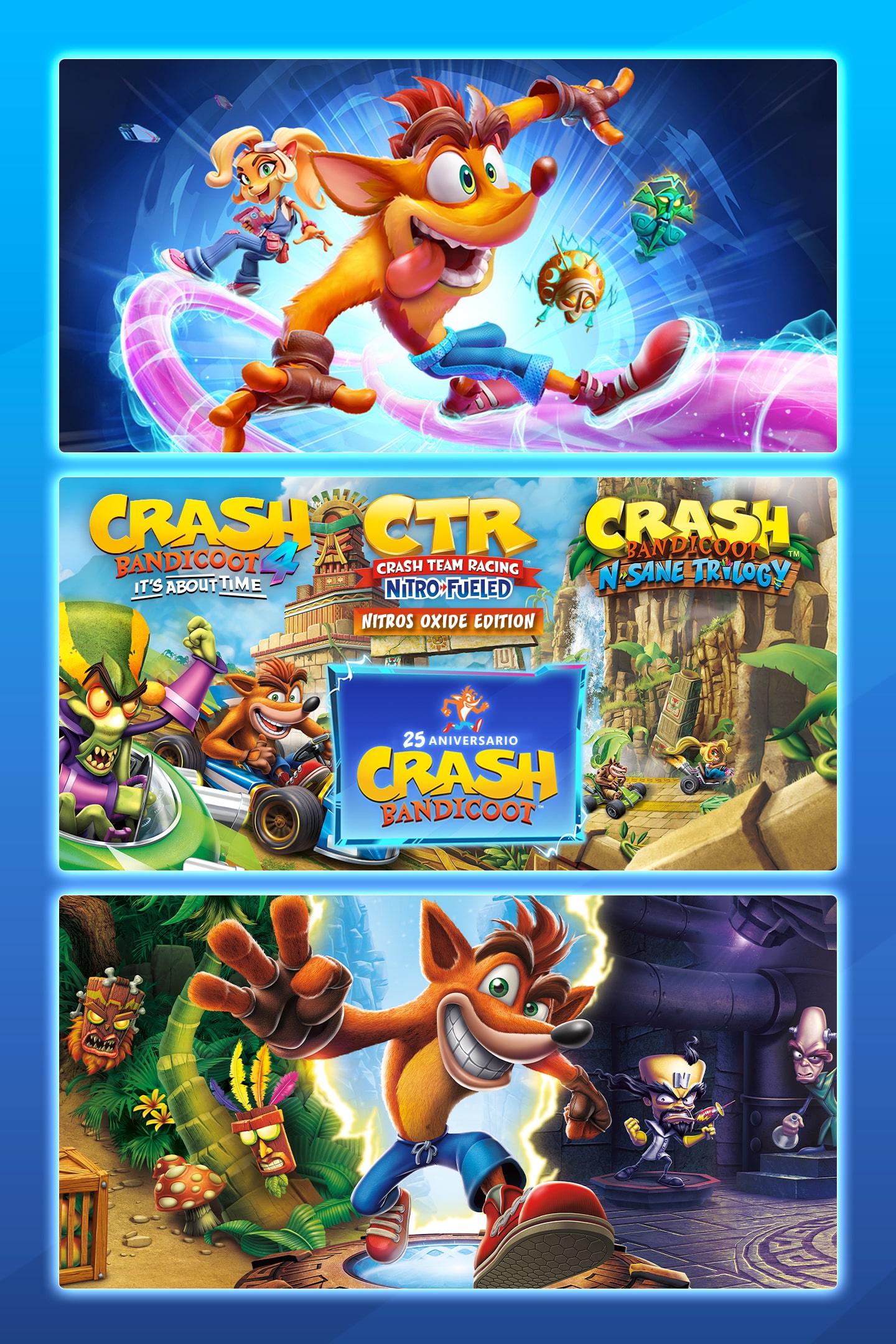 Crash Bandicoot Crashiversary Bundle PS4, Juegos Digitales Chile