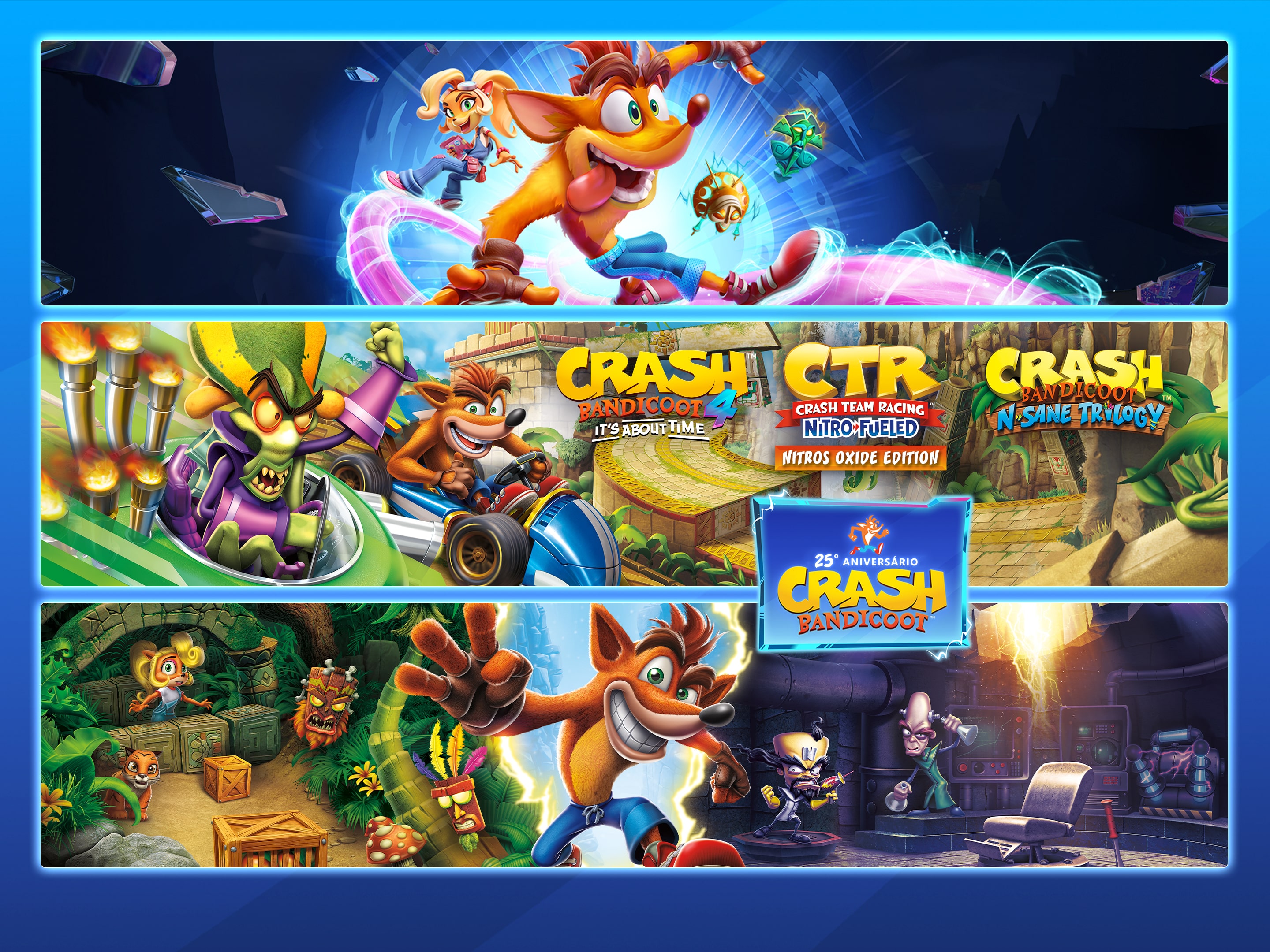 Incluindo Crash Bandicoot 4, confira os jogos mensais de julho no